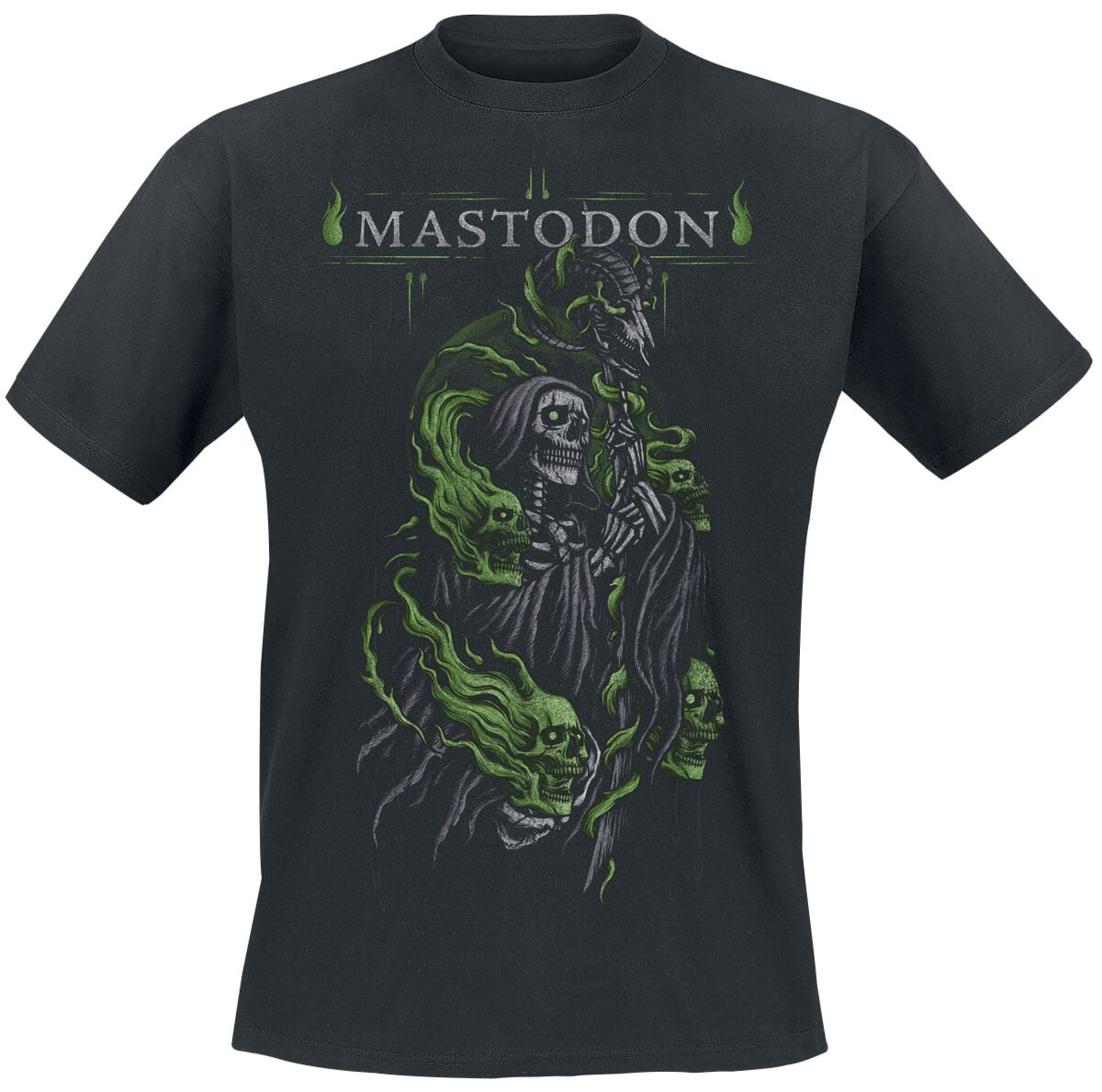 Levně Mastodon Dicky Reaper Tričko černá