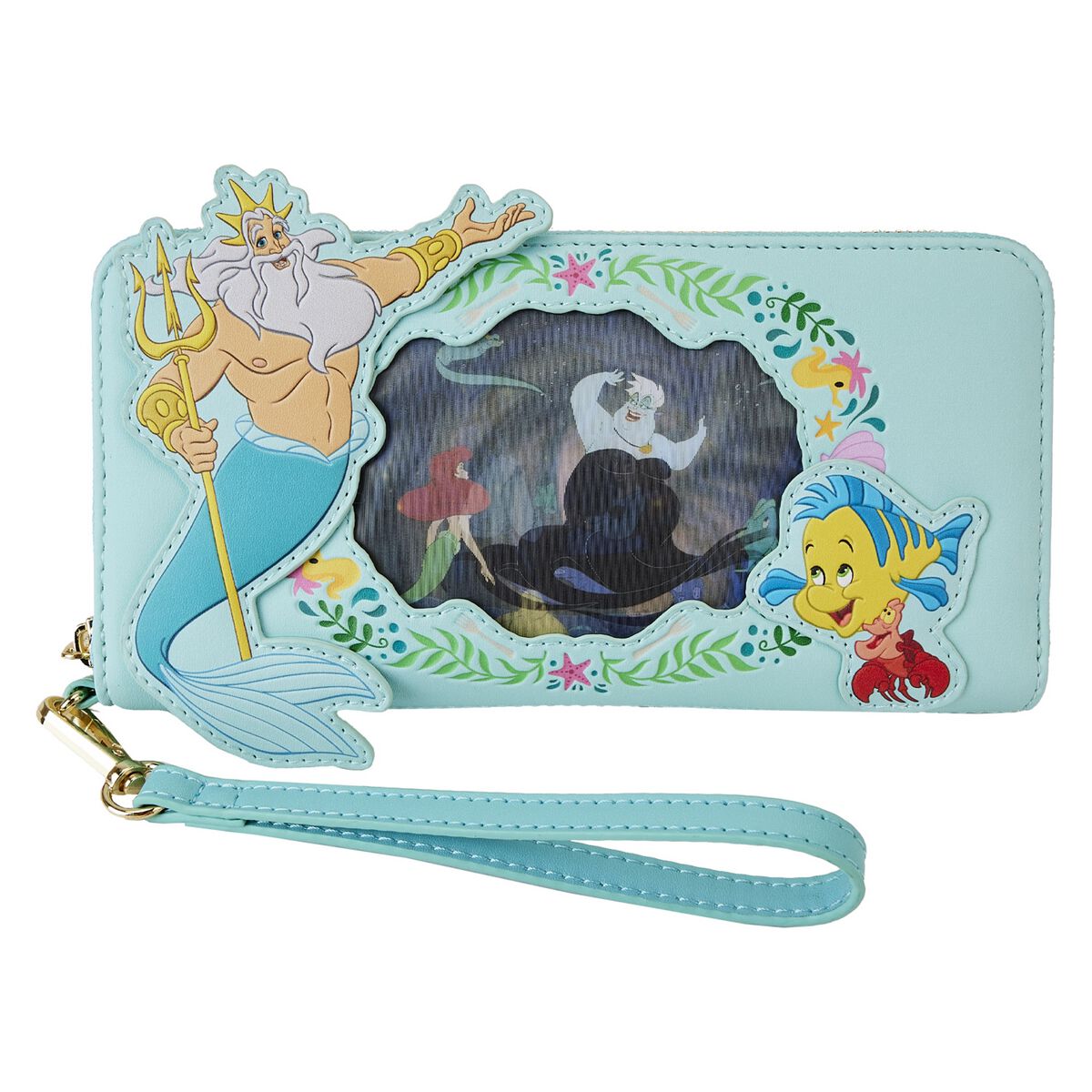 Levně Ariel - Malá mořská víla Loungefly - Princess Lenticular Peněženka vícebarevný