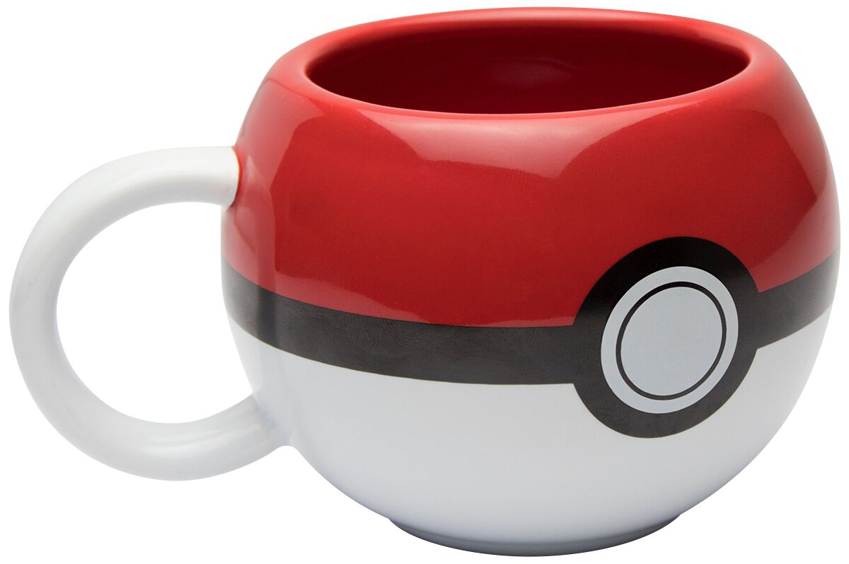 Pokémon Pokéball 3D Tasse rot weiß MG1137