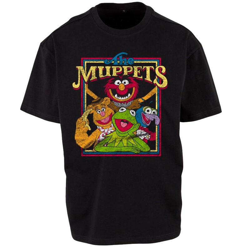 Muppetene T-skjorte - Vintage Group Shot - M til XXL - Herrer - svart