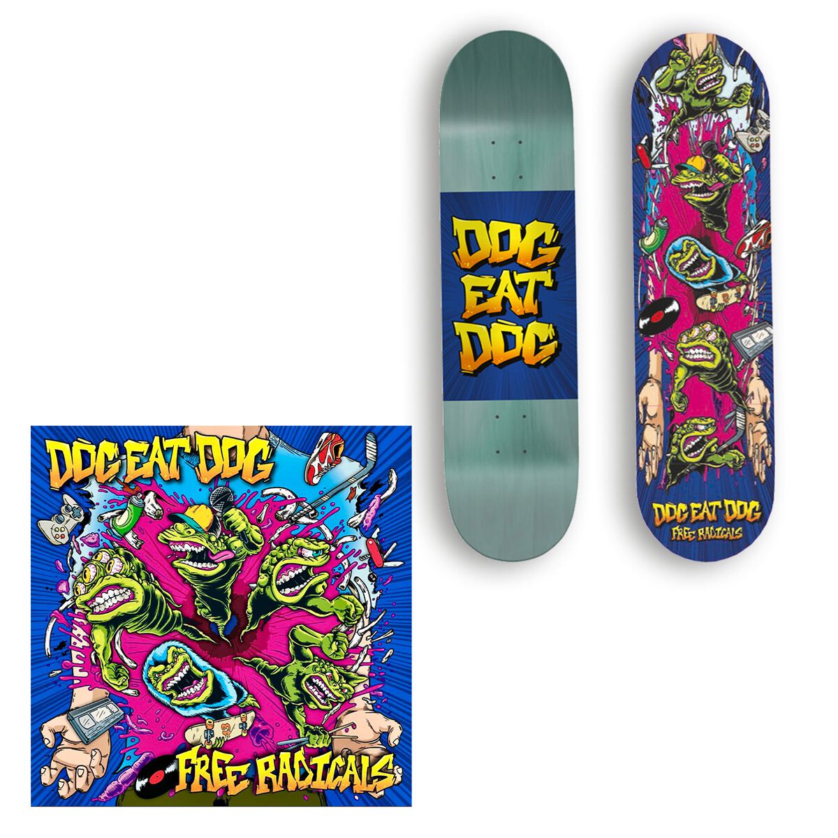 Levně Dog Eat Dog Free Radicals CD & Skateboard standard