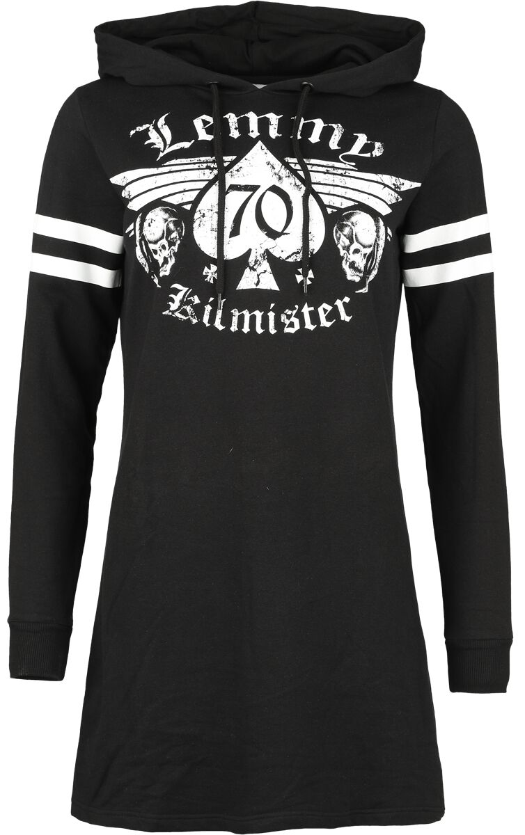 Lemmy Kilmister Lemmy Forever Mittellanges Kleid schwarz in XXL