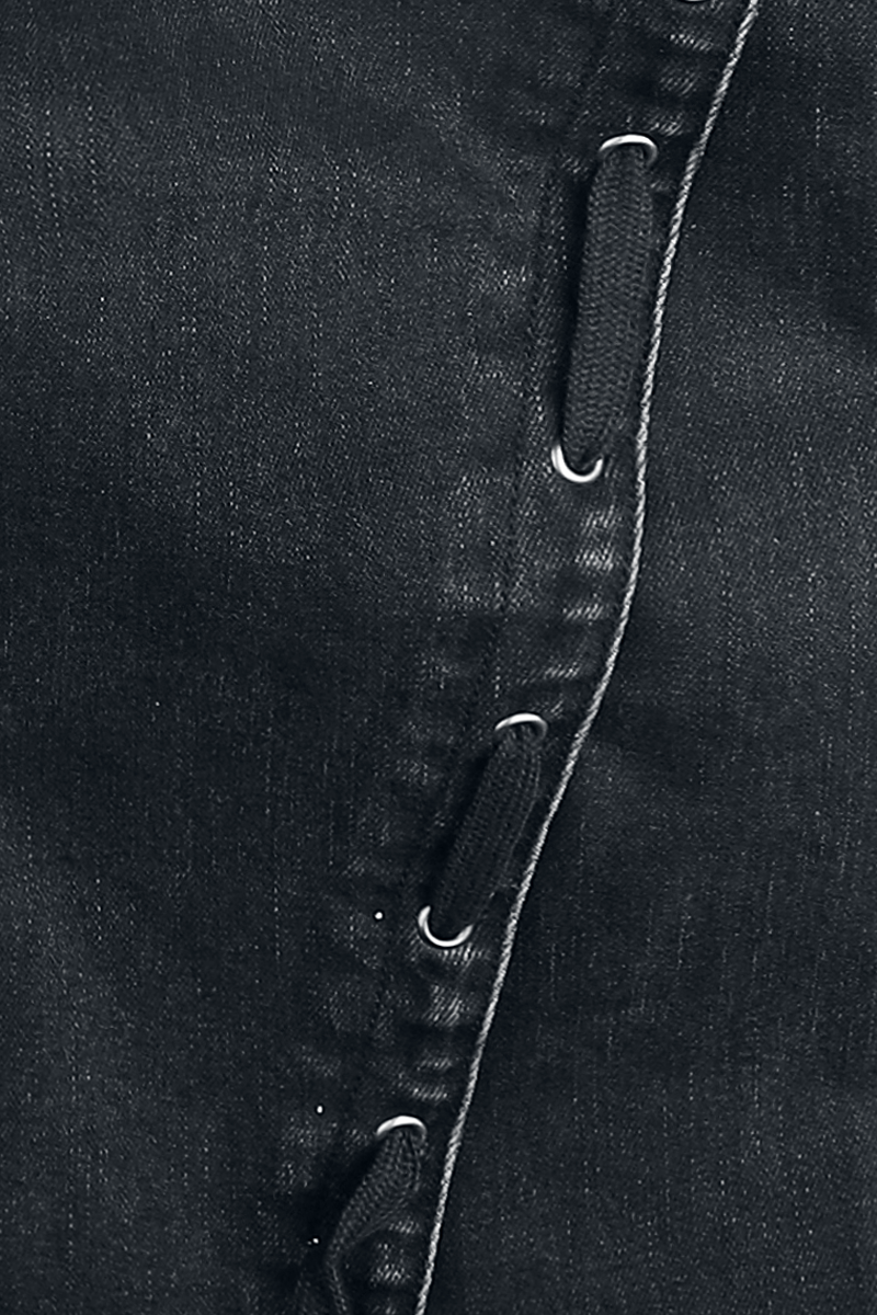 Thumbnail - Black Premium by EMP Celtic fine lines Jeans Johnny Jeans schwarz in W34L32