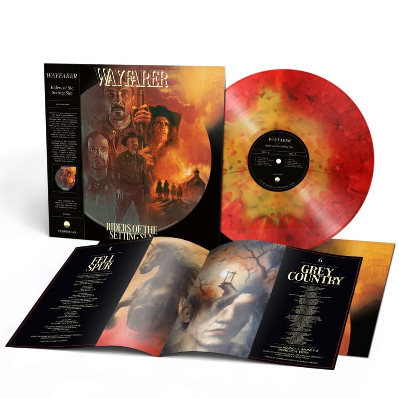 Riders Of The Setting Sun von Wayfarer - LP (Coloured, Limited Edition, Standard)