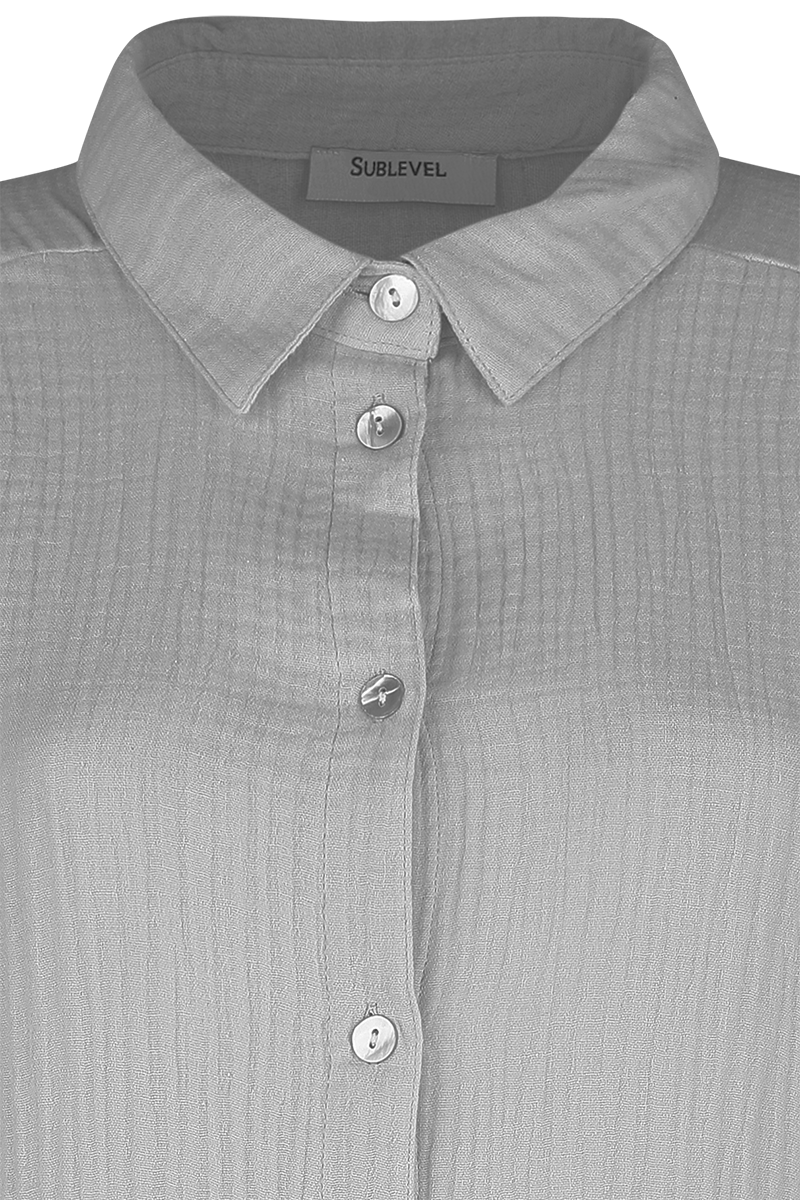 Sublevel Ladies Long-Blouse Bluse taupe