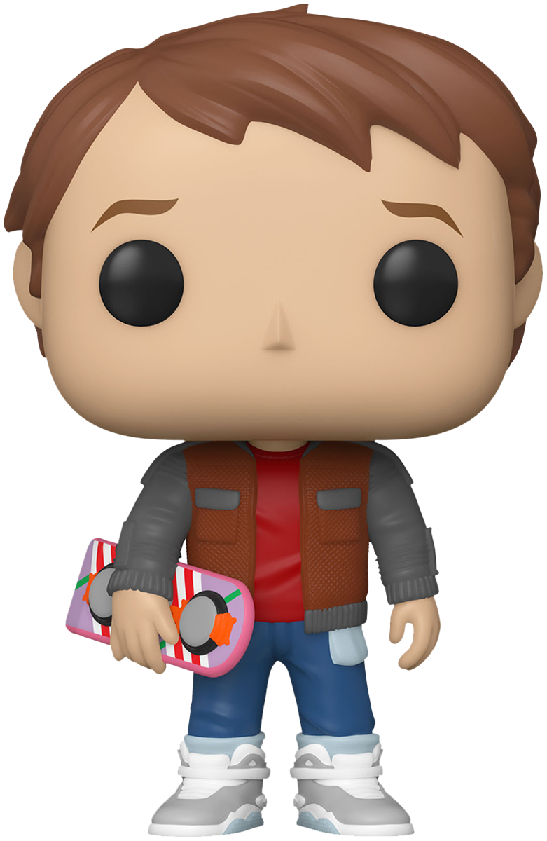 Zurück in die Zukunft Marty with Hoverboard - POP! & Tee Funko Pop! multicolor - 25.72% Rabatt