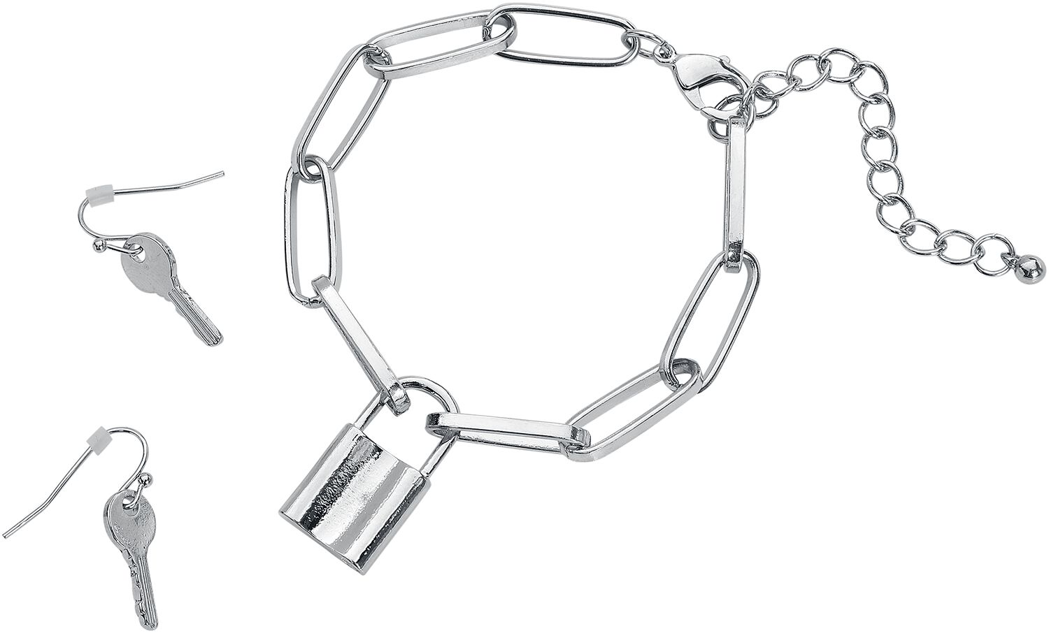 Set de bracelets de Black Premium by EMP - Cadenas - pour Femme - couleur argent