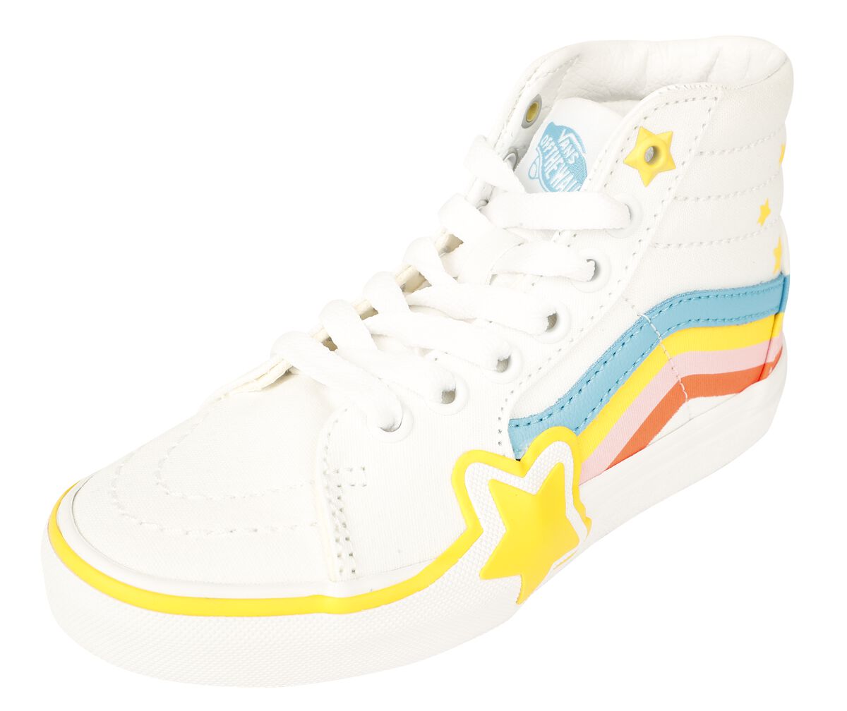 Levně Vans Kids Sk8-HI Rainbow Star Dětské boty bílá