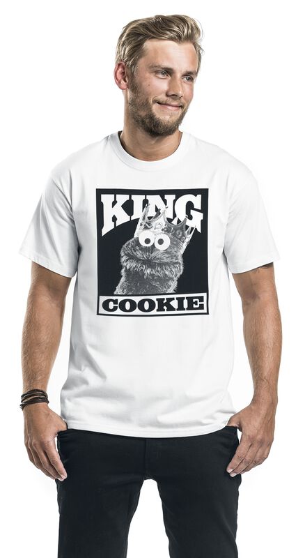 Filme & Serien Große Größen King Cookie| Sesamstraße T-Shirt