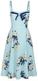 Vintage Blue Daisy Dress, H&R London, Mittellanges Kleid