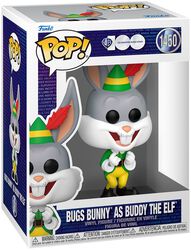 Warner 100 - Bugs Bunny as Buddy the Elf Vinyl Figur 1450, Looney Tunes, Funko Pop!