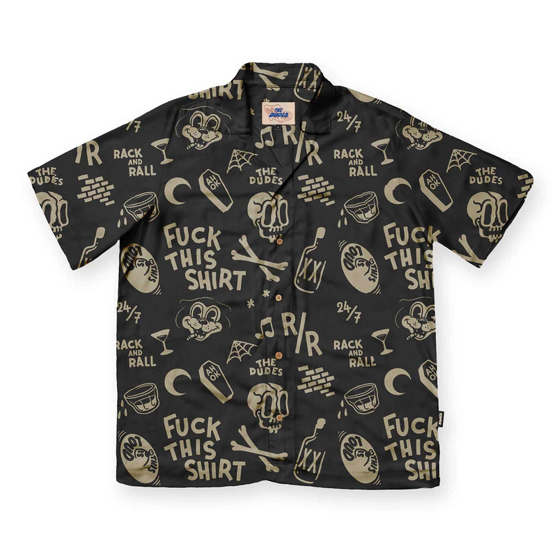 The Dudes  Short-sleeved Shirt - Rack and Rall Hawaiian Shirt - for Men - multicolour