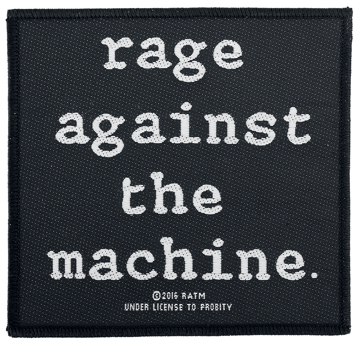 Rage Against The Machine - Rage Against The Machine - Patch - schwarz| weiß