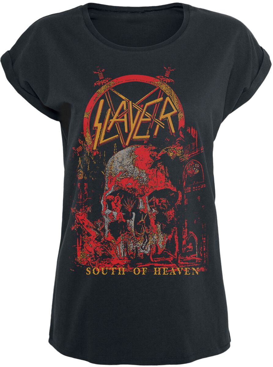 Image of Slayer Three Color SOH Girl-Shirt schwarz