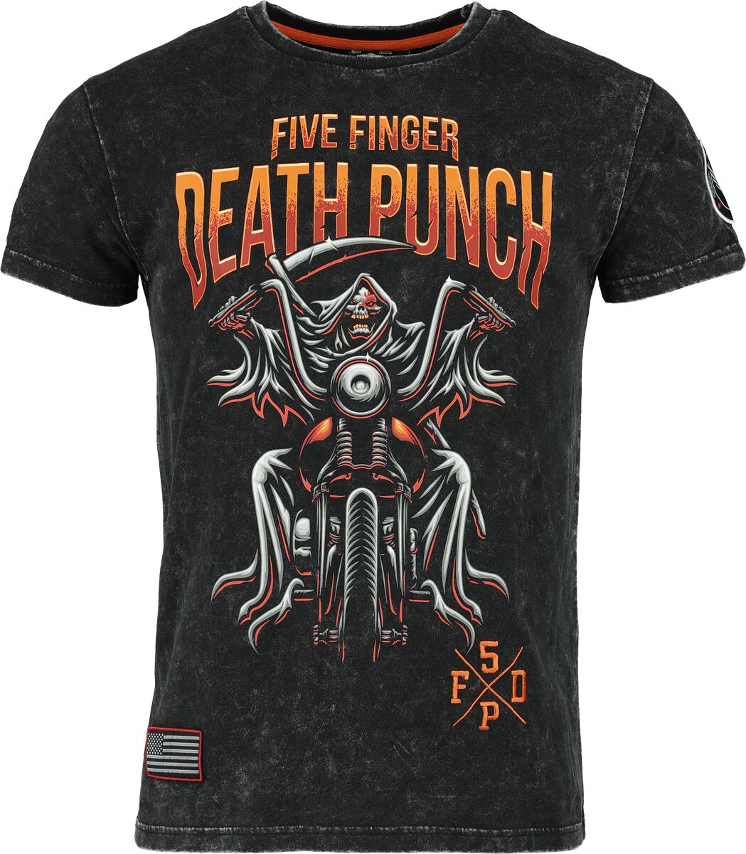 Five Finger Death Punch EMP Signature Collection T-Shirt dunkelgrau in M