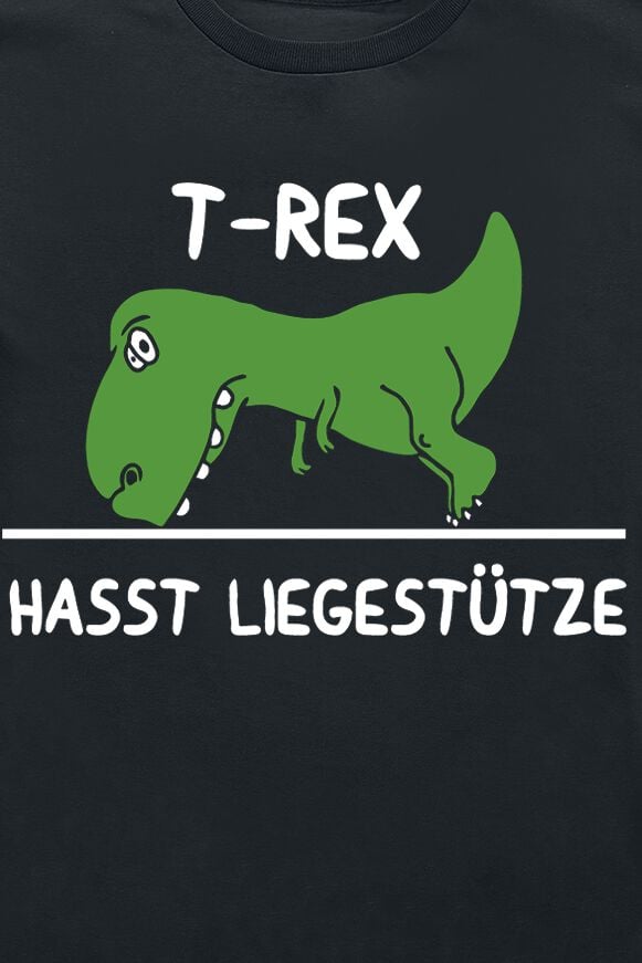 40 Liegestütze Am Stück Gut T-Rex hasst Liegestütze T-Shirt | EMP