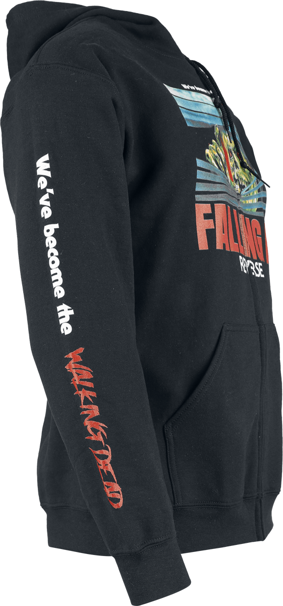 Thumbnail - Falling In Reverse Walking Dead Kapuzenjacke schwarz in 4XL