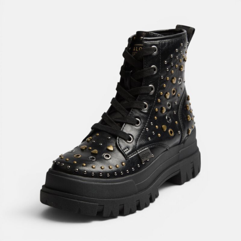 Buffalo Aspen Lace-up Boot black