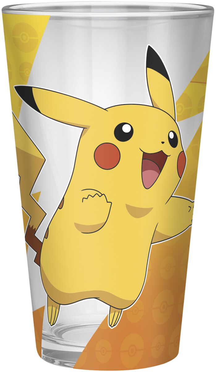 Levně Pokémon Pikachu sklenicka transparentní