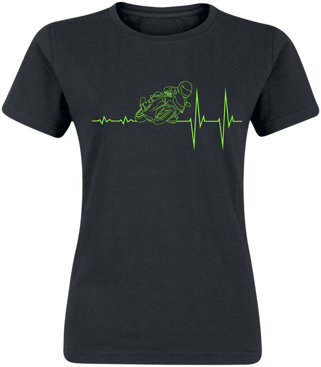Slogans EKG - Motorrad T-Shirt black