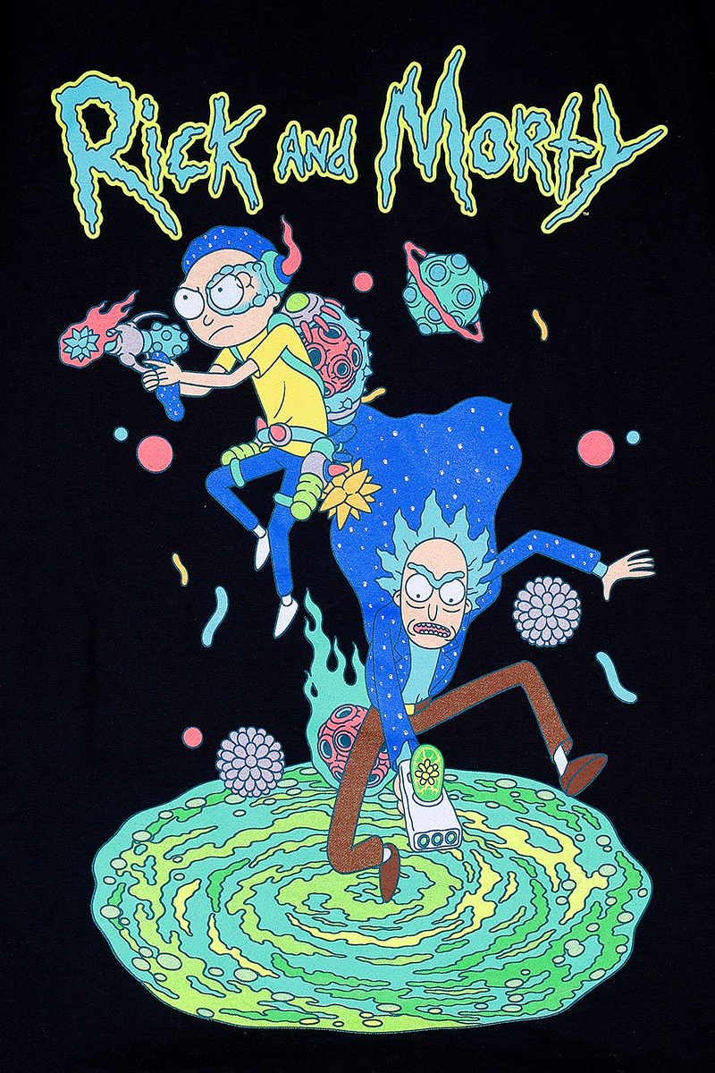 Rick And Morty Space Rangers T-Shirt schwarz - 29.18% Rabatt