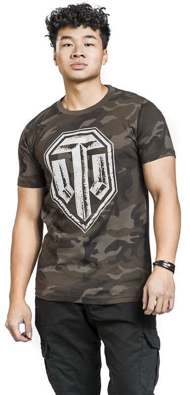 Männer Bekleidung Tanks Logo | World Of Tanks T-Shirt