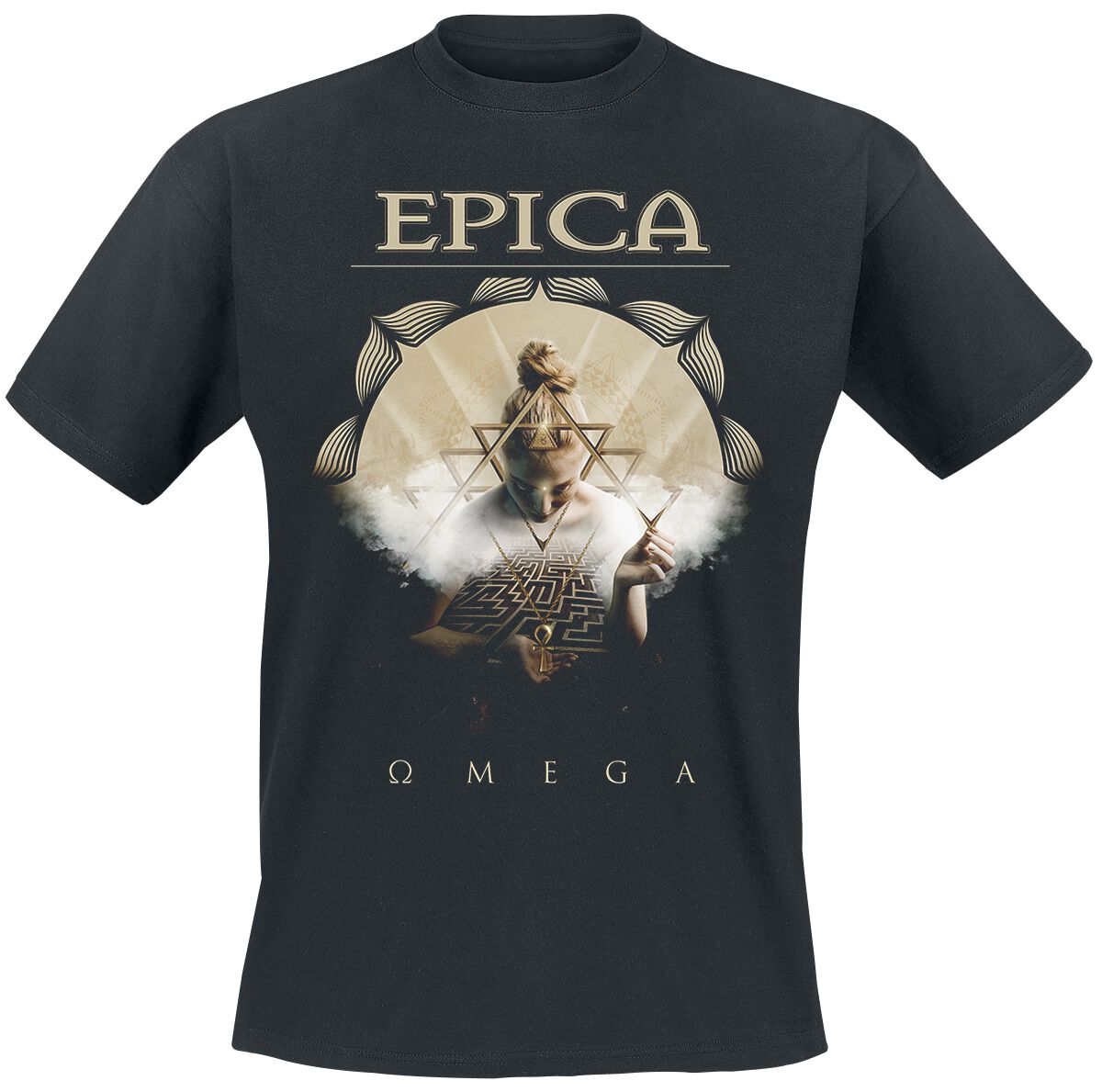 Image of Epica Omega T-Shirt schwarz