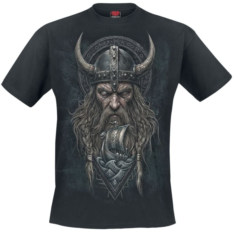 Spiral T-shirt - Viking Norsemen - S to 4XL - for Men - black