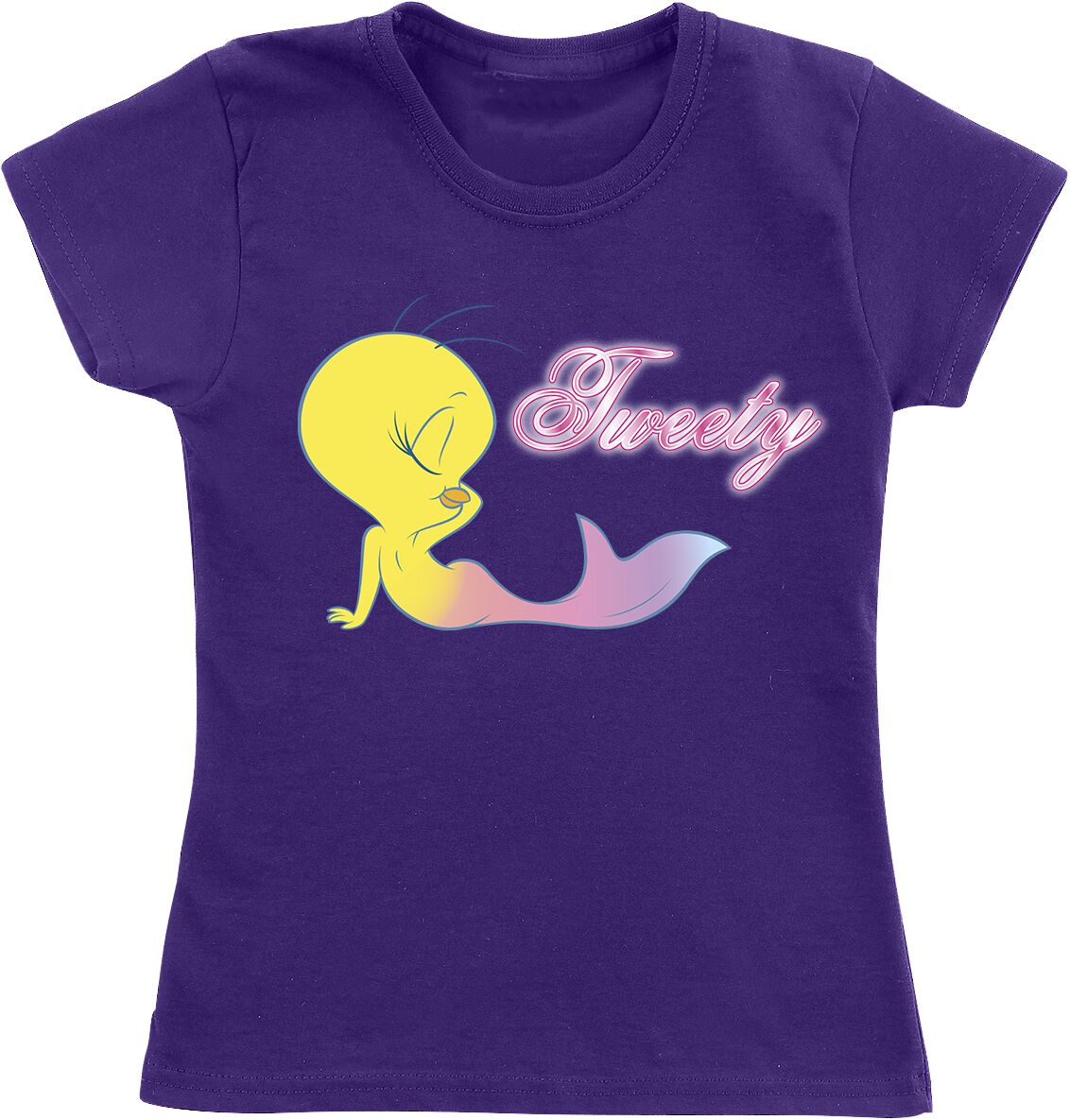 Looney Tunes Kids - Tweety - Mermaid T-Shirt lilac