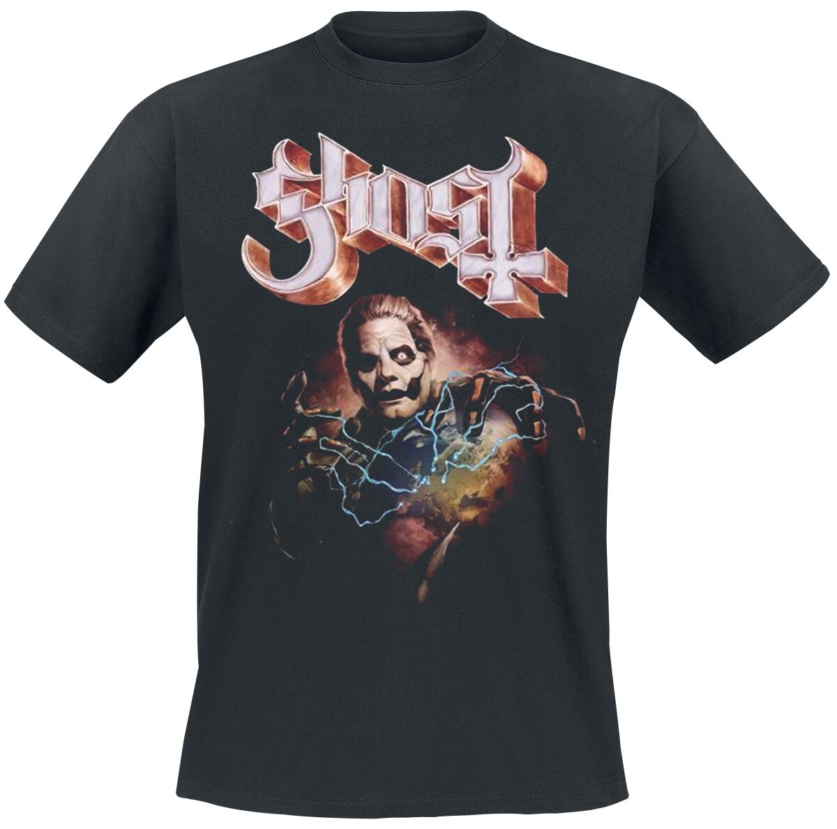 Ghost T-Shirt - Europe 23 Admat Tour Shirt - S bis 4XL - für Männer - Größe L - schwarz  - Lizenziertes Merchandise!