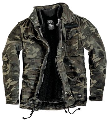 Army Field Jacket Black Premium by EMP Winterjacke EMP