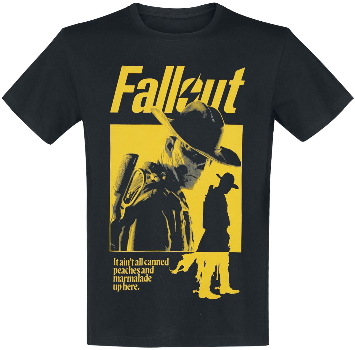Fallout - Gaming T-Shirt - Ghoul - S bis XXL - für Männer - Größe S - schwarz  - EMP exklusives Merchandise!