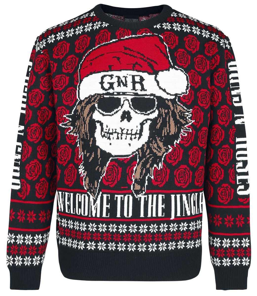 Image of Guns N' Roses Holiday Sweater 2021 Sweat-Shirt multicolor