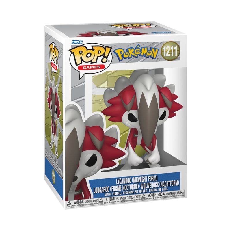 Pokémon - Wolwerock Midnight Vinyl Figur 1211 - Funko Pop! - Funko Shop Europe
