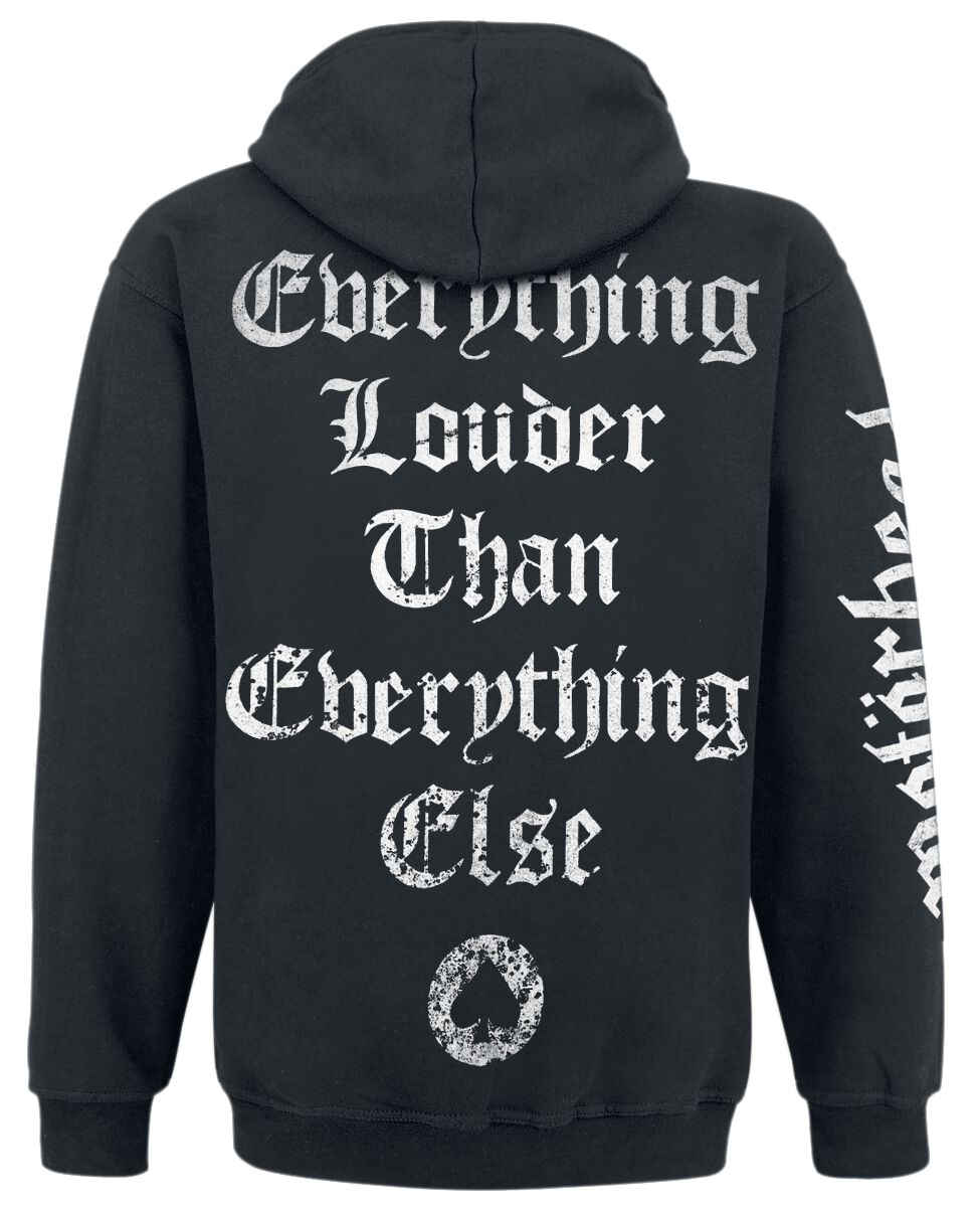Motörhead Ace Of Spades Kapuzenpullover Herren - Offizieller Band Merch, 50% Baumwolle 50% Polyester