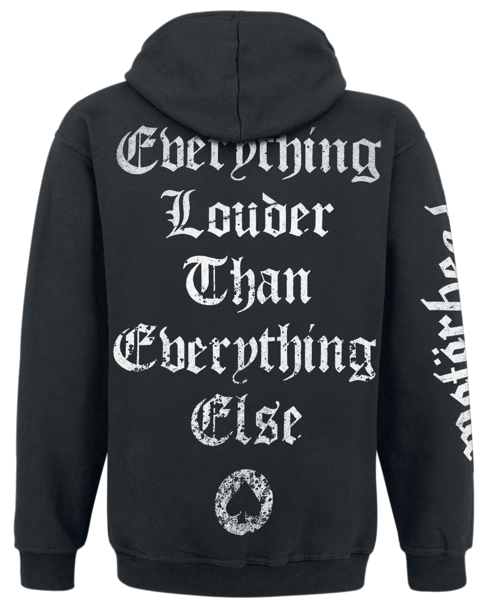 Motörhead Kapuzenpullover - Ace Of Spades - S bis XXL - für Männer - Größe S - schwarz  - Lizenziertes Merchandise!