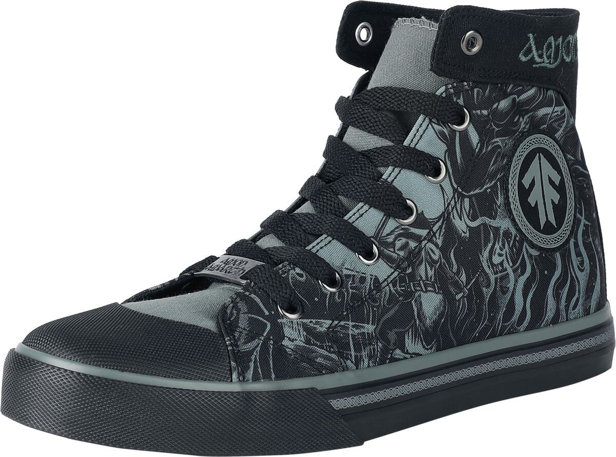 Baskets hautes de Amon Amarth - EMP Signature Collection - EU37 à EU47 - pour Unisexe - noir/pétrole