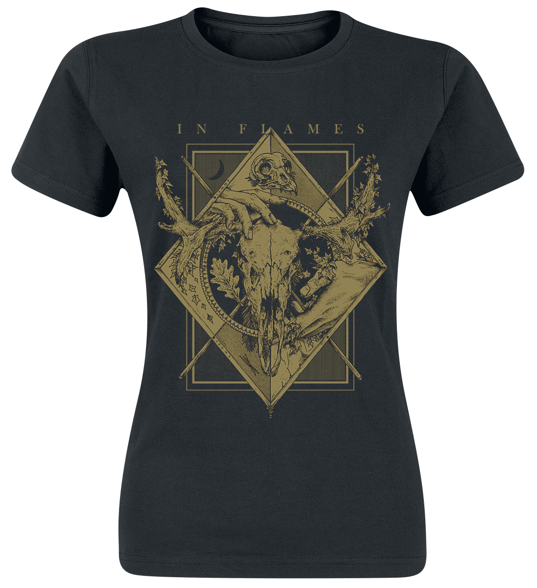 In Flames - Night Square - Girls shirt - black image