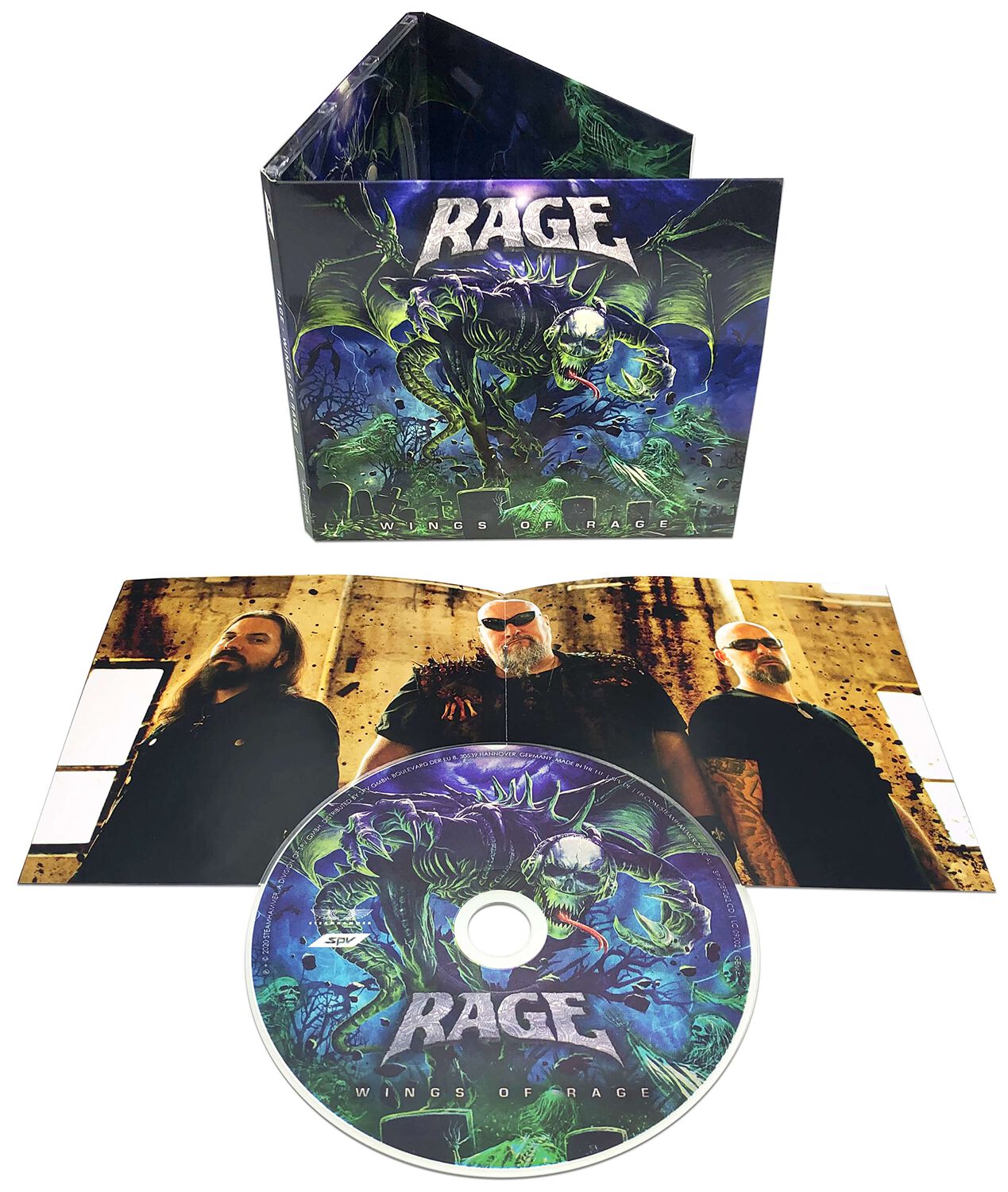 Image of Rage Wings of rage CD Standard