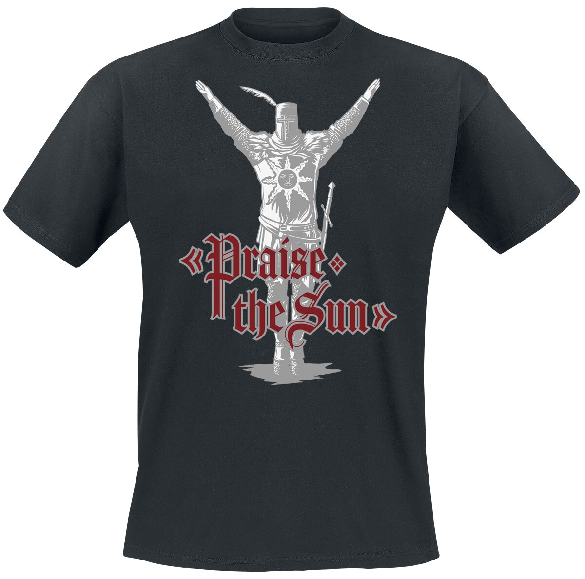 Dark Souls Praise the Sun T-Shirt schwarz in XXL