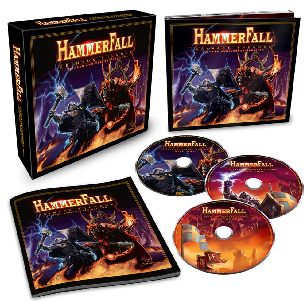 Levně HammerFall Crimson Thunder 3-CD standard