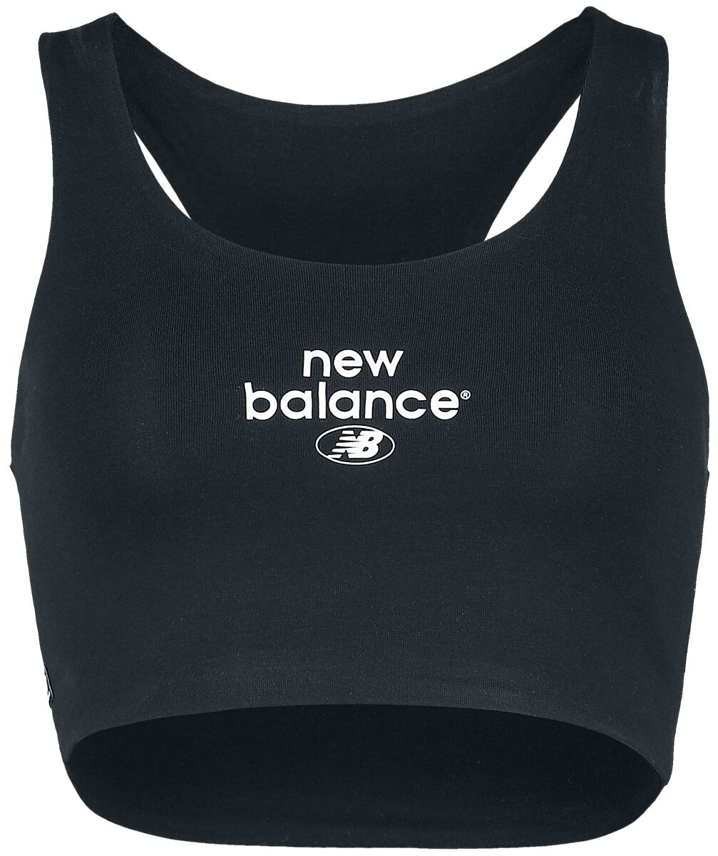 New Balance Top - NB Essentials Bra Top - XS - für Damen - Größe XS - schwarz