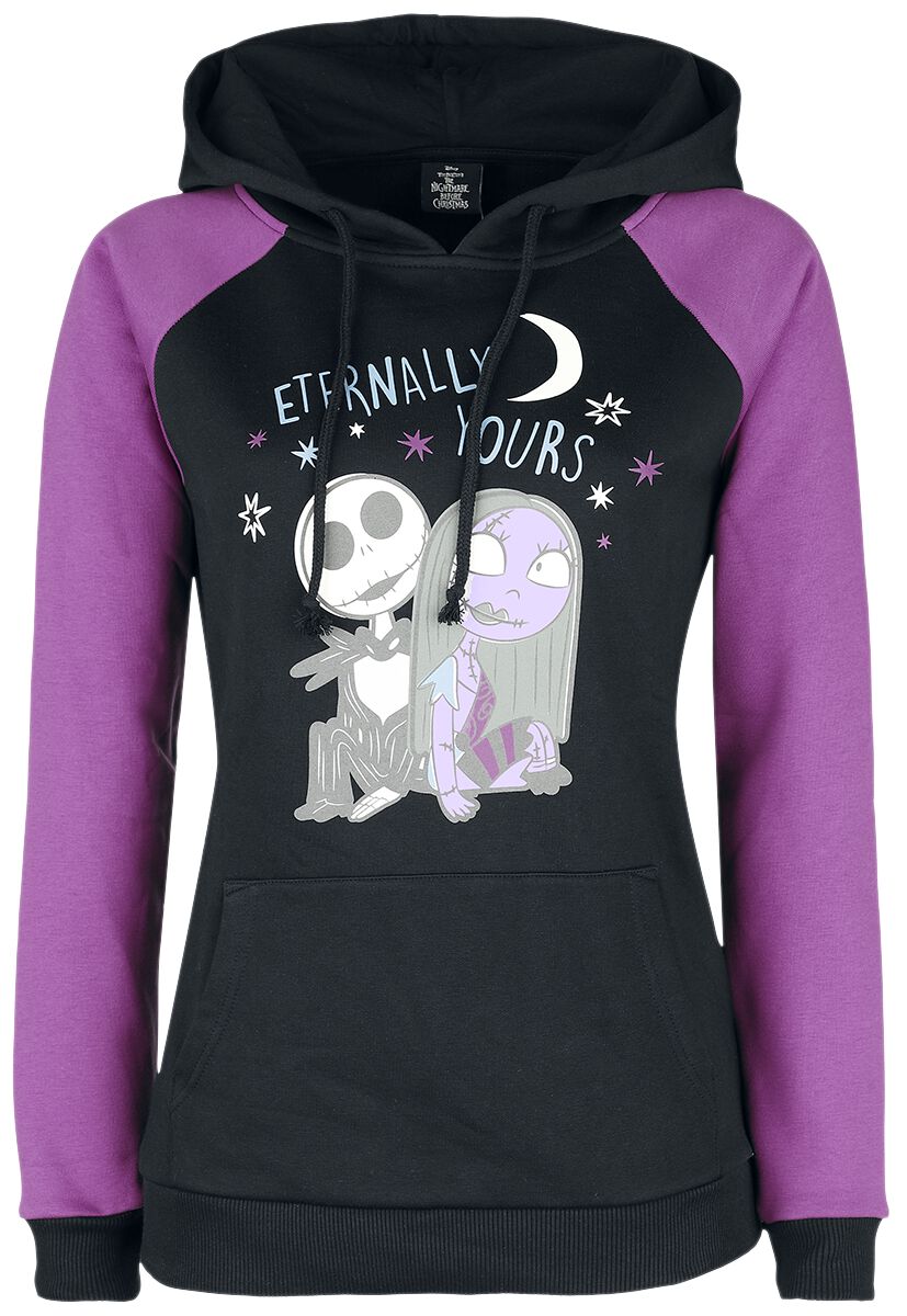 The Nightmare Before Christmas Eternally Yours Hooded sweater black lilac