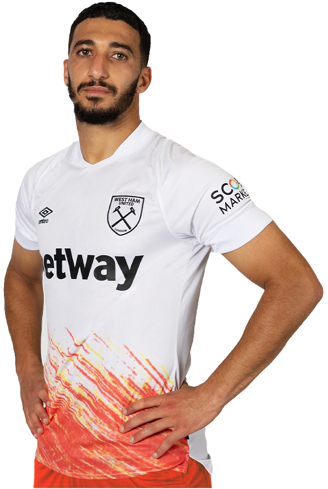 West Ham United 22/23 3rd Jersey Trikot multicolor