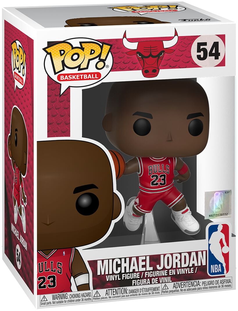 NBA Chicago Bulls - Michael Jordan Vinyl Figur 54 Funko Pop! multicolor