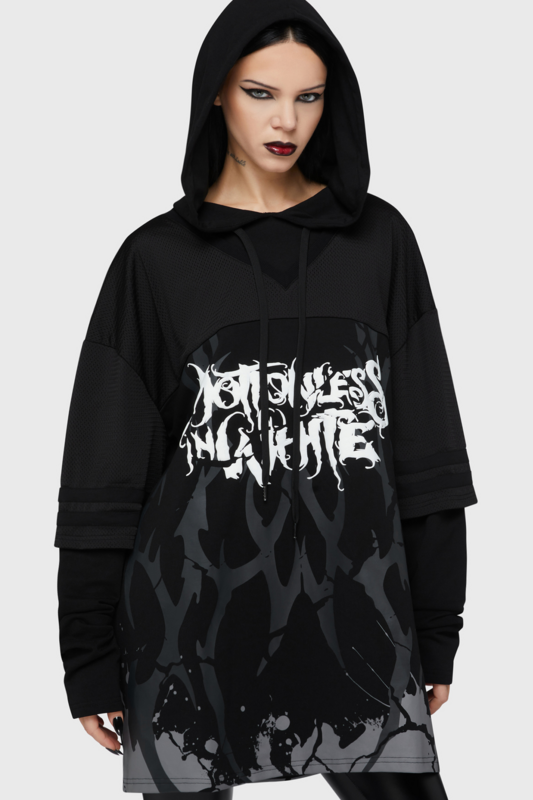 Thumbnail - Motionless In White by Killstar Masked for Death Hoodie Kapuzenpullover schwarz in M