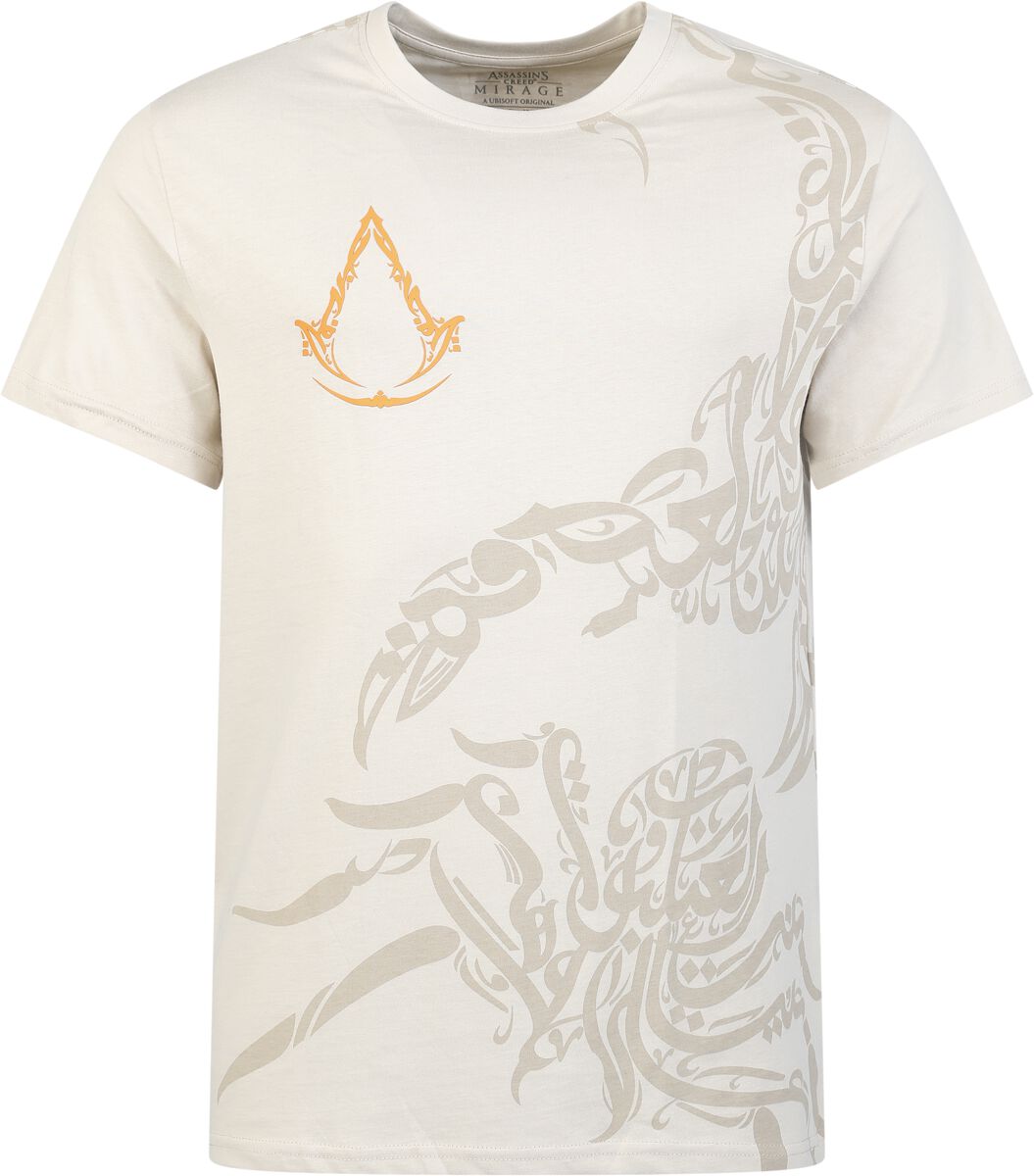 Assassin`s Creed - Gaming T-Shirt - Mirage - Animals - S bis XXL - für Männer - Größe XXL - beige