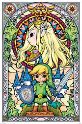 Stained Glass, The Legend Of Zelda, Poster