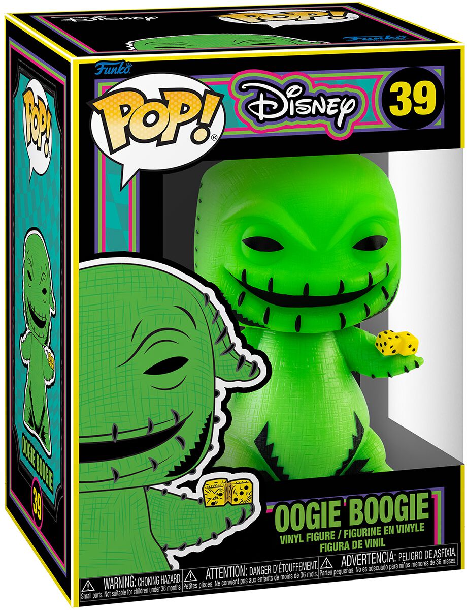 Oogie Boogie (Black Light) Vinyl Figur 39 Funko Pop! von The Nightmare Before Christmas