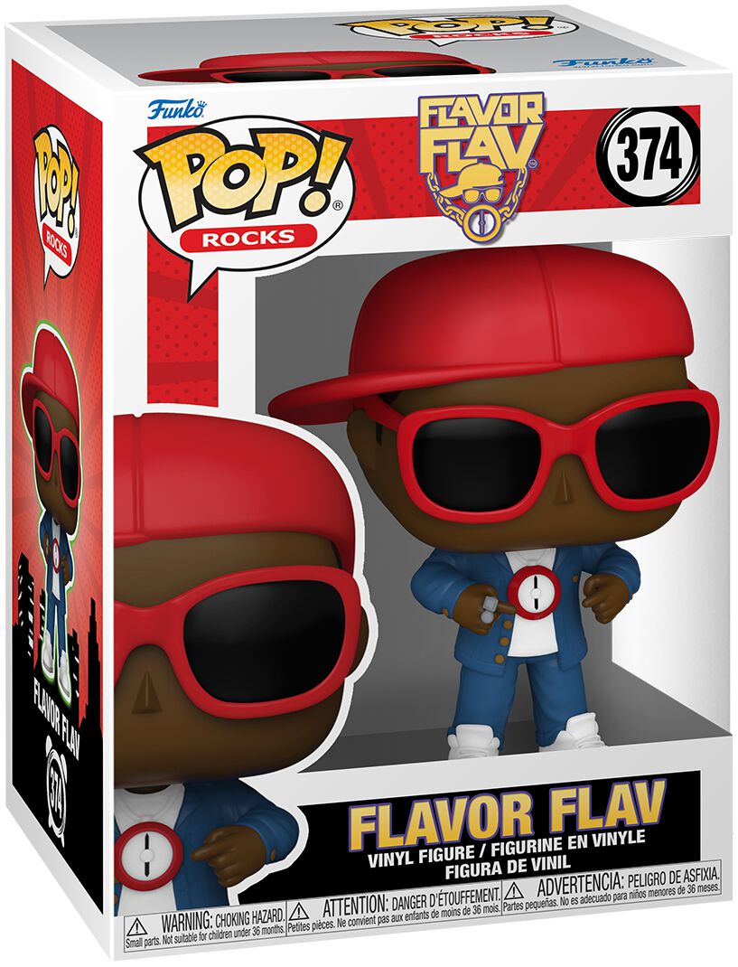 Levně Flavor Flav Flavor Flav Vinyl Figur 374 Sberatelská postava vícebarevný